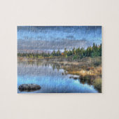 Herbst Sonnenaufgang am Moosehead Lake Maine Puzzle (Horizontal)
