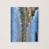 Herbst Sonnenaufgang am Moosehead Lake Maine Puzzle (Vertikal)