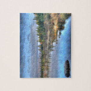 Herbst Sonnenaufgang am Moosehead Lake Maine Puzzle