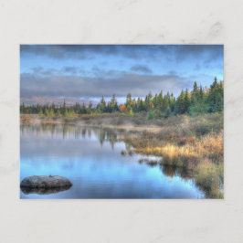 Herbst-Sonnenaufgang in Moosehead See Maine Postkarte