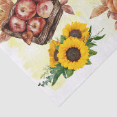 Herbst Sonnenblumen Erntedank Pumpkin Ernte Seidenpapier (Ausschnitt)