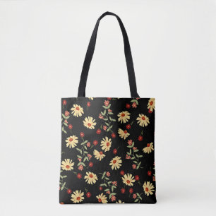 Herbst Sonnenblumen: Rot-Orange Harmonie. Tasche