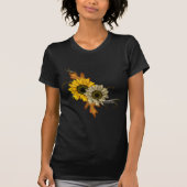 Herbst-Sonnenblumen T-Shirt (Vorderseite)