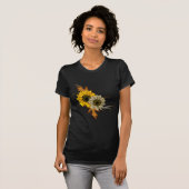 Herbst-Sonnenblumen T-Shirt (Vorne ganz)