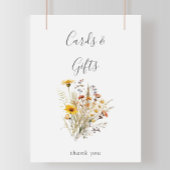 Herbst Sonnenschein Wildblume Karten und Geschenke Poster