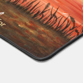 Herbst Sonnenuntergang immer dankbar Schreibtischunterlage (Ecke)