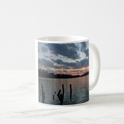 Herbst-Sonnenuntergang Kaffeetasse (VorderseiteRechts)