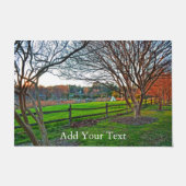 Herbst Sonnenuntergang von Shirley Taylor Fußmatte (Vorderseite)