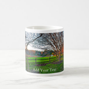 Herbst Sonnenuntergang von Shirley Taylor Kaffeetasse