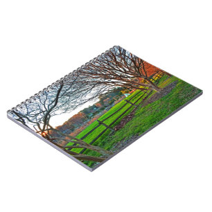 Herbst Sonnenuntergang von Shirley Taylor Notizblock