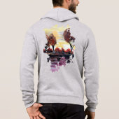 Herbst Sonntag Hoodie (Rückseite)