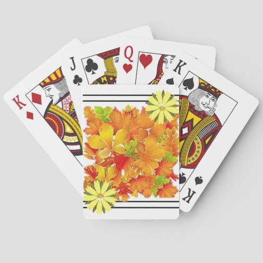 Herbst Spielkarten-Deck Spielkarten (Rückseite)