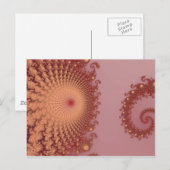 Herbst Spirole Postkarte (Vorne/Hinten)