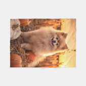 Herbst-Spitz Fleecedecke (Vorderseite (Horizontal))