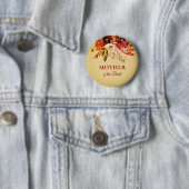 Herbst Splendor Gold Blush Mutter der Braut Button (Beispiel)