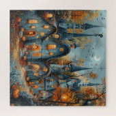 Herbst-Stadtlandschaft-Puzzle Puzzle (Horizontal)