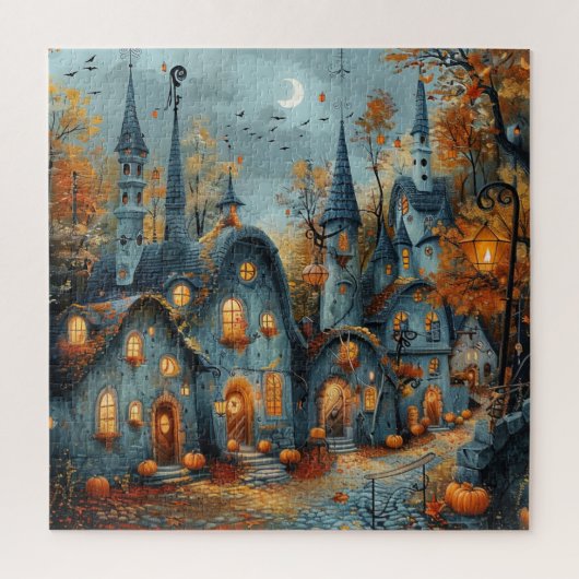 Herbst-Stadtlandschaft-Puzzle Puzzle (Vertikal)