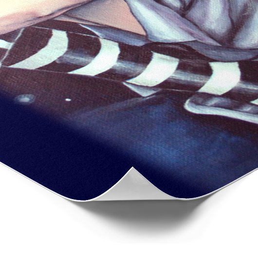 Herbst-Sterne-Fee Poster (Ecke)