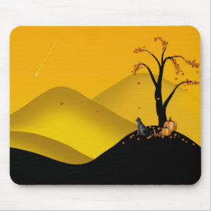 Herbst-Sternschnuppen-Fantasie mousepad