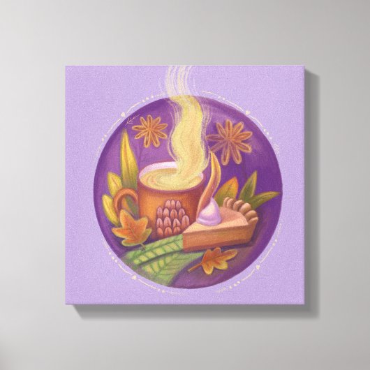 Herbst Stillleben Canvas Print Leinwanddruck (Vorderseite)