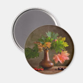 Herbst-Stillleben Magnet (Vorderseite/Rückseite)