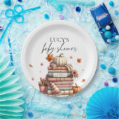 Herbst Storybook Neues Kapitel Herbst Babydusche Pappteller (Party)