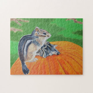 Herbst-Streifenhörnchen Puzzle
