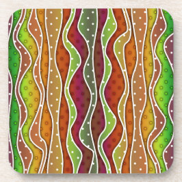 HERBST STRIPES KORKEN-UNTERSETZER GETRÄNKEUNTERSETZER