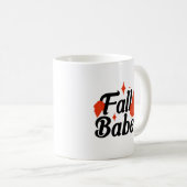 Herbst Stylish Fall Babe Print Kaffeetasse (VorderseiteRechts)