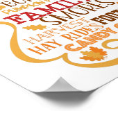 Herbst Subway Art Poster (Ecke)