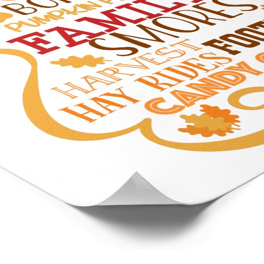 Herbst Subway Art Poster (Ecke)