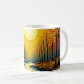 Herbst Sunset Kaffeetasse (VorderseiteRechts)