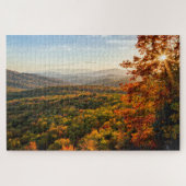 Herbst Sunset | North Carolina Puzzle (Horizontal)