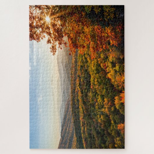 Herbst Sunset | North Carolina Puzzle (Vertikal)