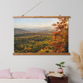 Herbst Sunset | North Carolina Wandteppich Mit Holzrahmen (Schlafzimmer)