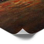 Herbst Sunset Poster (Ecke)