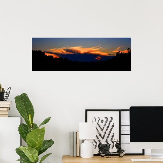 Herbst Sunset Poster (Heimbüro)