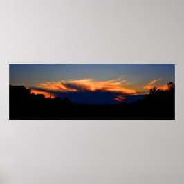 Herbst Sunset Poster