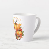 Herbst Süß Herbst - Herbstpumpen & Blätter Milchtasse (Rechte Ecke)