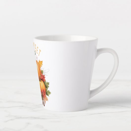 Herbst Süß Herbst - Herbstpumpen & Blätter Milchtasse (Rechts)