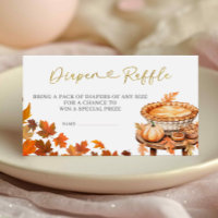 Herbst Süsse Pie Babydusche Windeln Raffel
