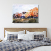 Herbst, Sussex Leinwanddruck (Insitu (Schlafzimmer))