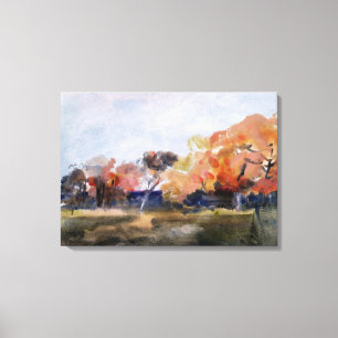 Herbst, Sussex Leinwanddruck