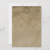 Herbst Swan Lake Wedite Einladung (Rückseite)