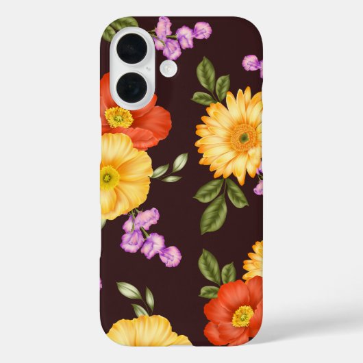 Herbst-Symphonie – Florales Design Case-Mate iPhone Hülle (Rückseite)