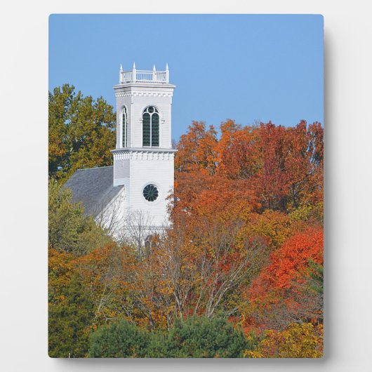 Herbst Szene Plaque Fotoplatte (Vorderseite)