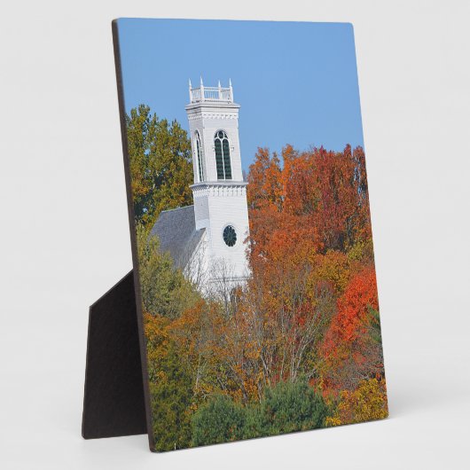 Herbst Szene Plaque Fotoplatte (Seite)