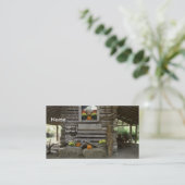 Herbst-Szene Visitenkarte (Stehend Vorderseite)