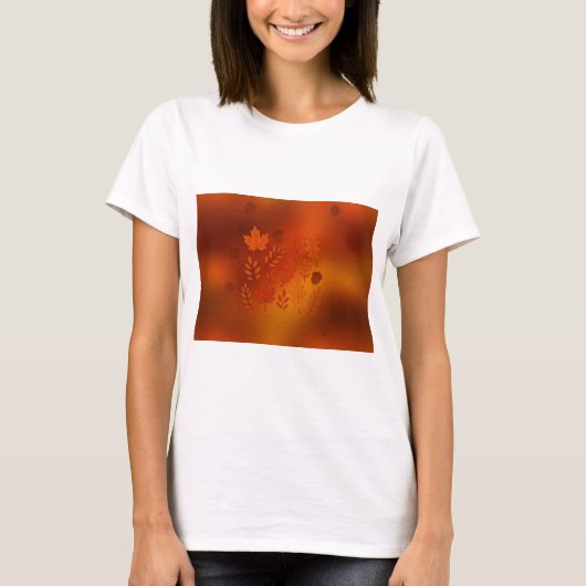 Herbst-T-Shirt Frau T-Shirt (Vorderseite)