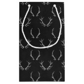 Herbst-Tafel-Geweih-Muster Kleine Geschenktüte (Rückseite)